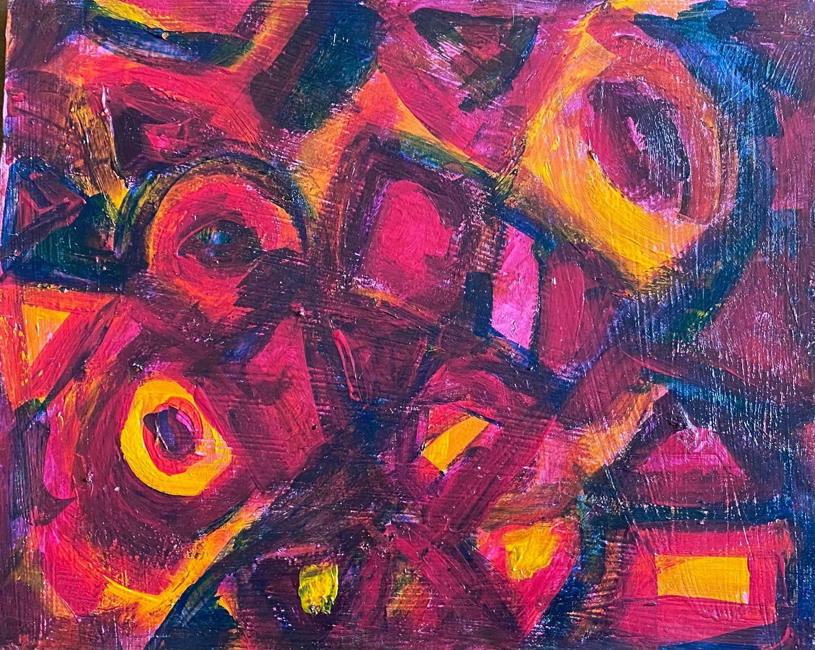 Sally Bradshawsally Bradshaw (B.1962) Contemporary Abstract British Painting   Coloursc.2019 photo furniture
