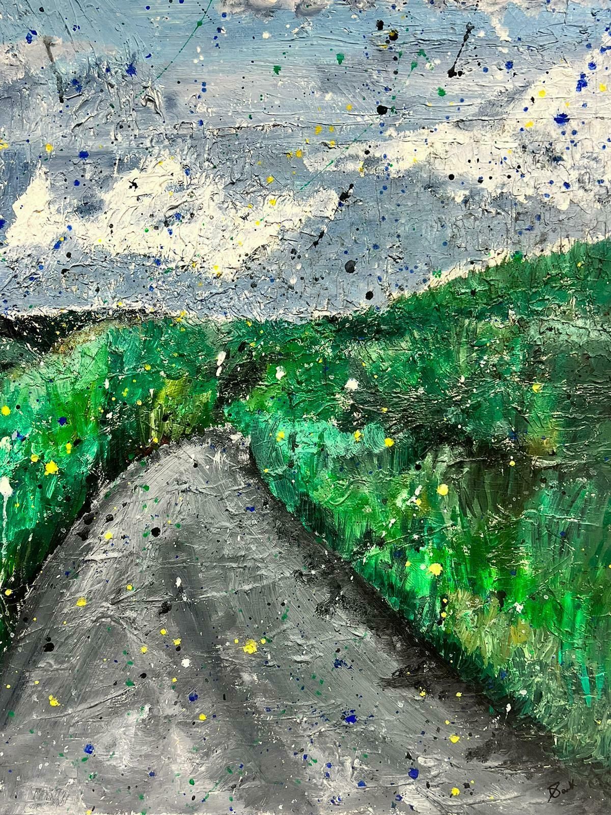 Ellie Parkcontemporary British Cornish Coastal Track Landscape2017 photo Art