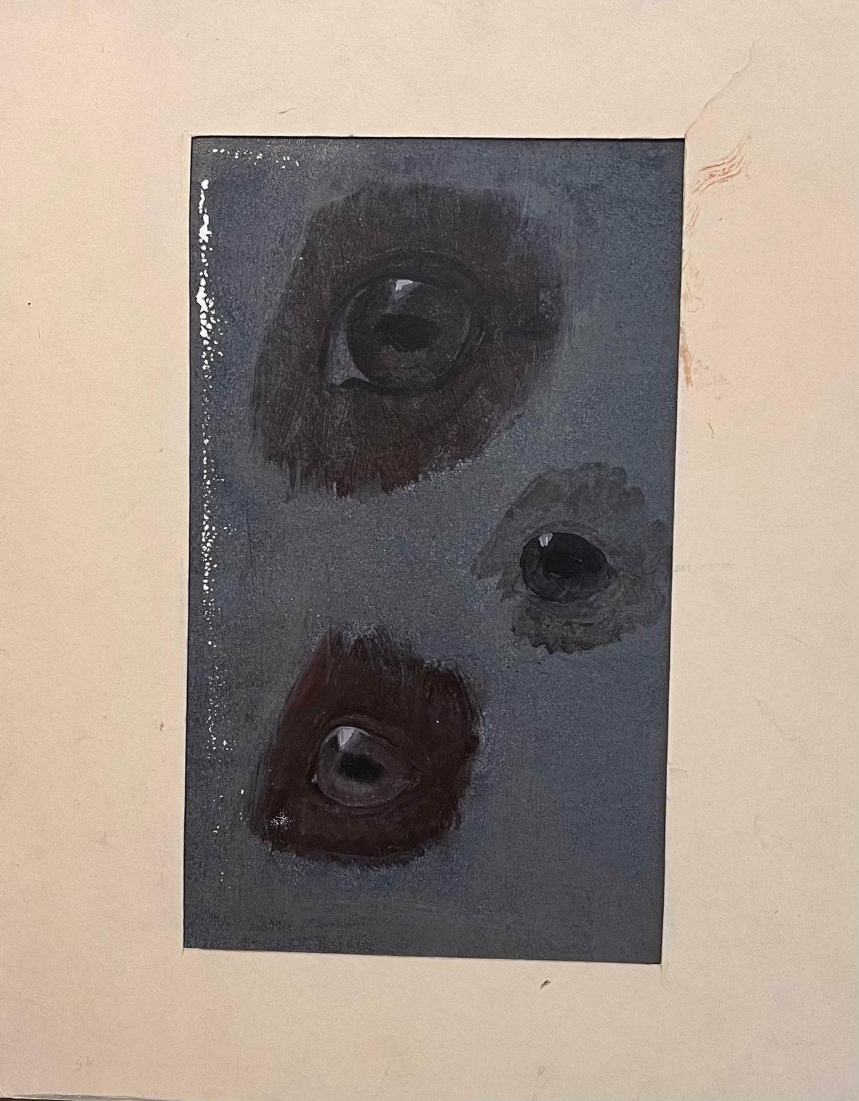 Robert Ladouoriginal French Anatomical Study Of Horse's Eyes20th Century
