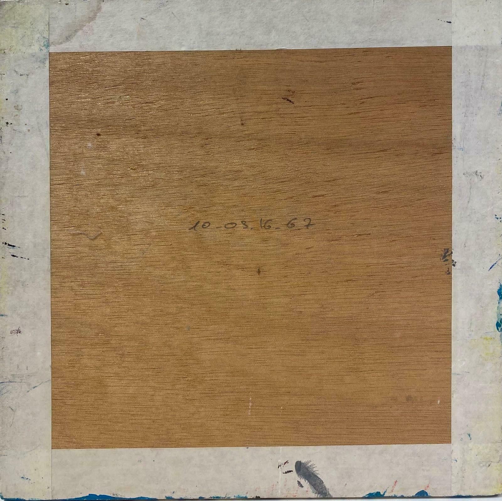 Jacques Coulais (1955 2011)french Expressionist Abstract Original Painting Artists Studio Provenancemid 20th Century photo furniture