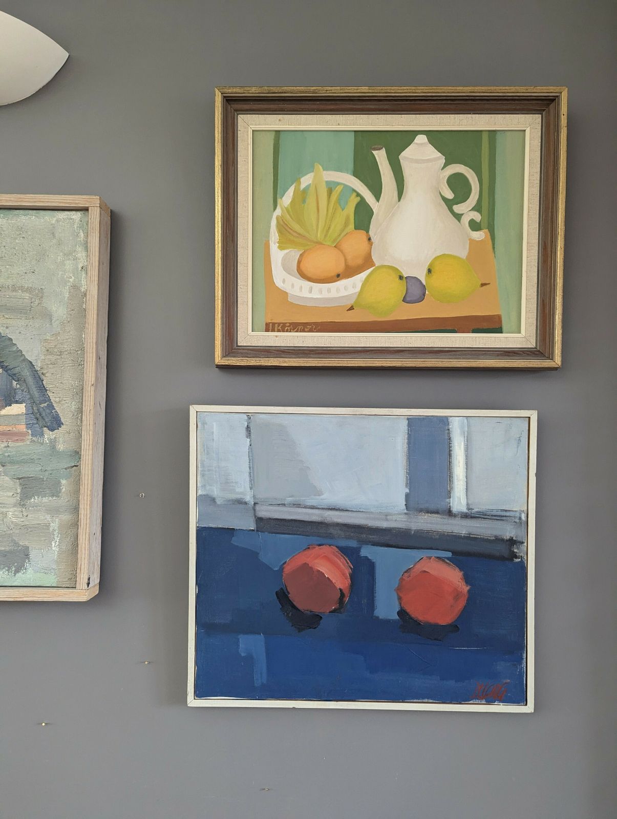 Teapot And Fruits Oil Painting photo 605.0