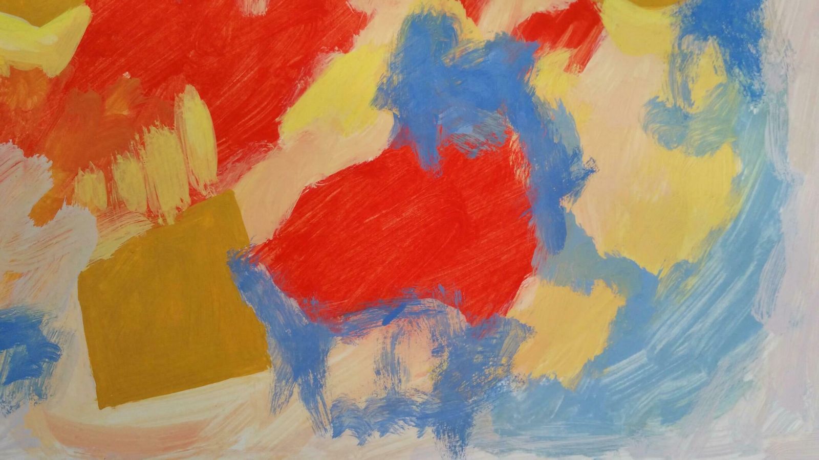 Louis Bellon Provence Abstract Mid 20th Century Painting C. 1950s photo Art