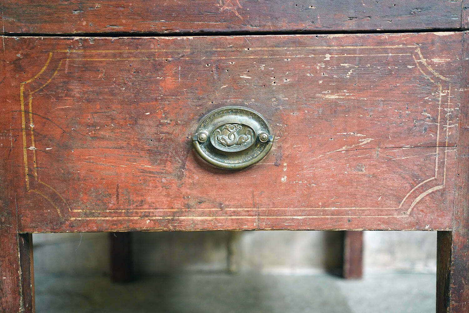 photo furniture A George III Painted Pine Bedside Commode C.1780