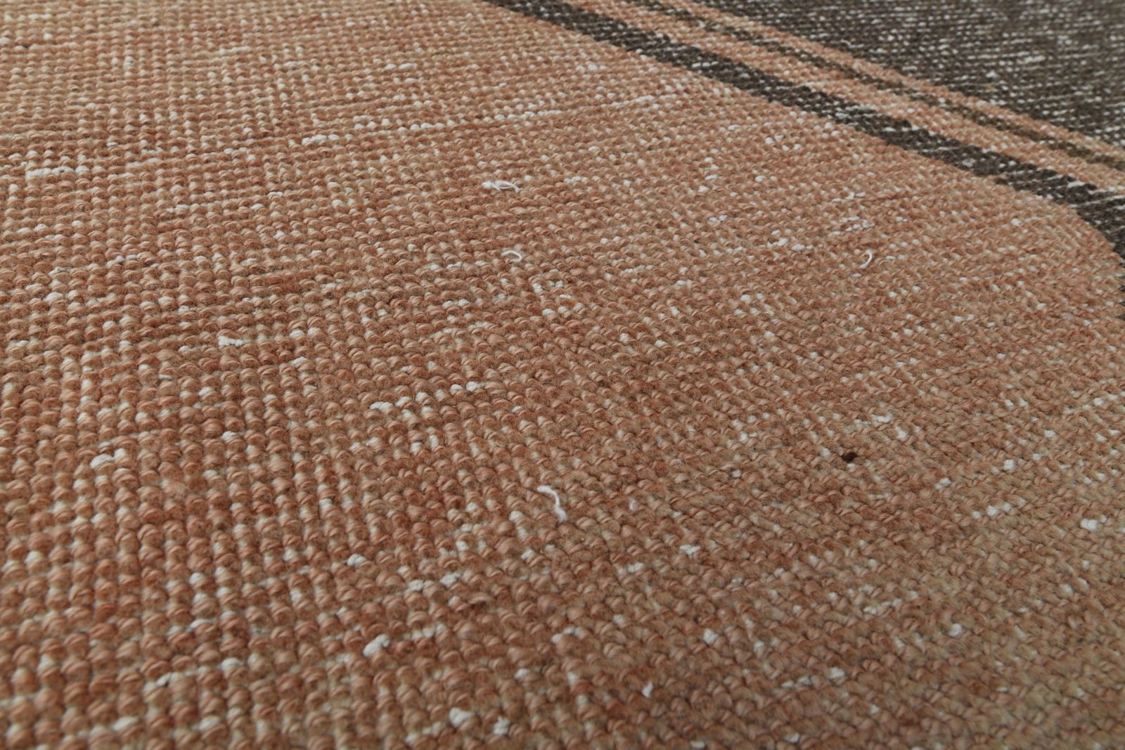 121x431 Cm Vintage Oushak Turkish Runner, Hanmade Wool Rug, Hallway Rugs, Kitchen Runners, Orange Brown Carpet photo 689.0