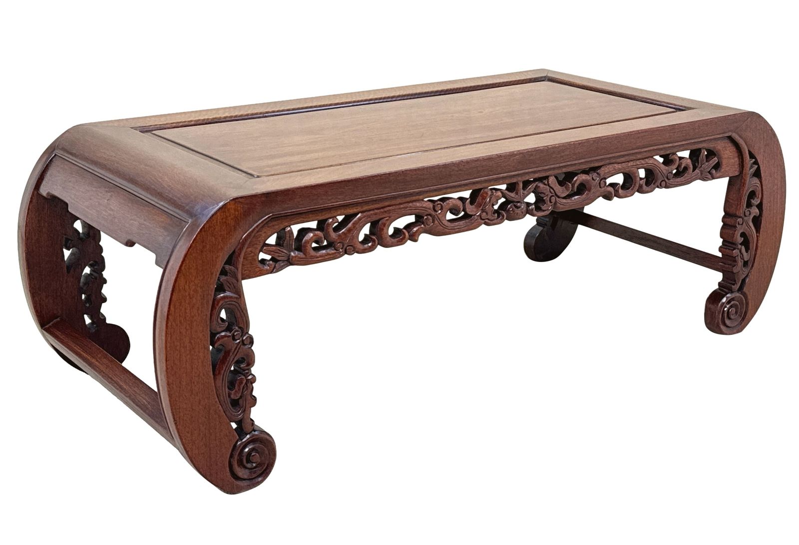 19th Century Oriental Hardwood Opium Coffee Table (China, Circa 1880) photo vinterior