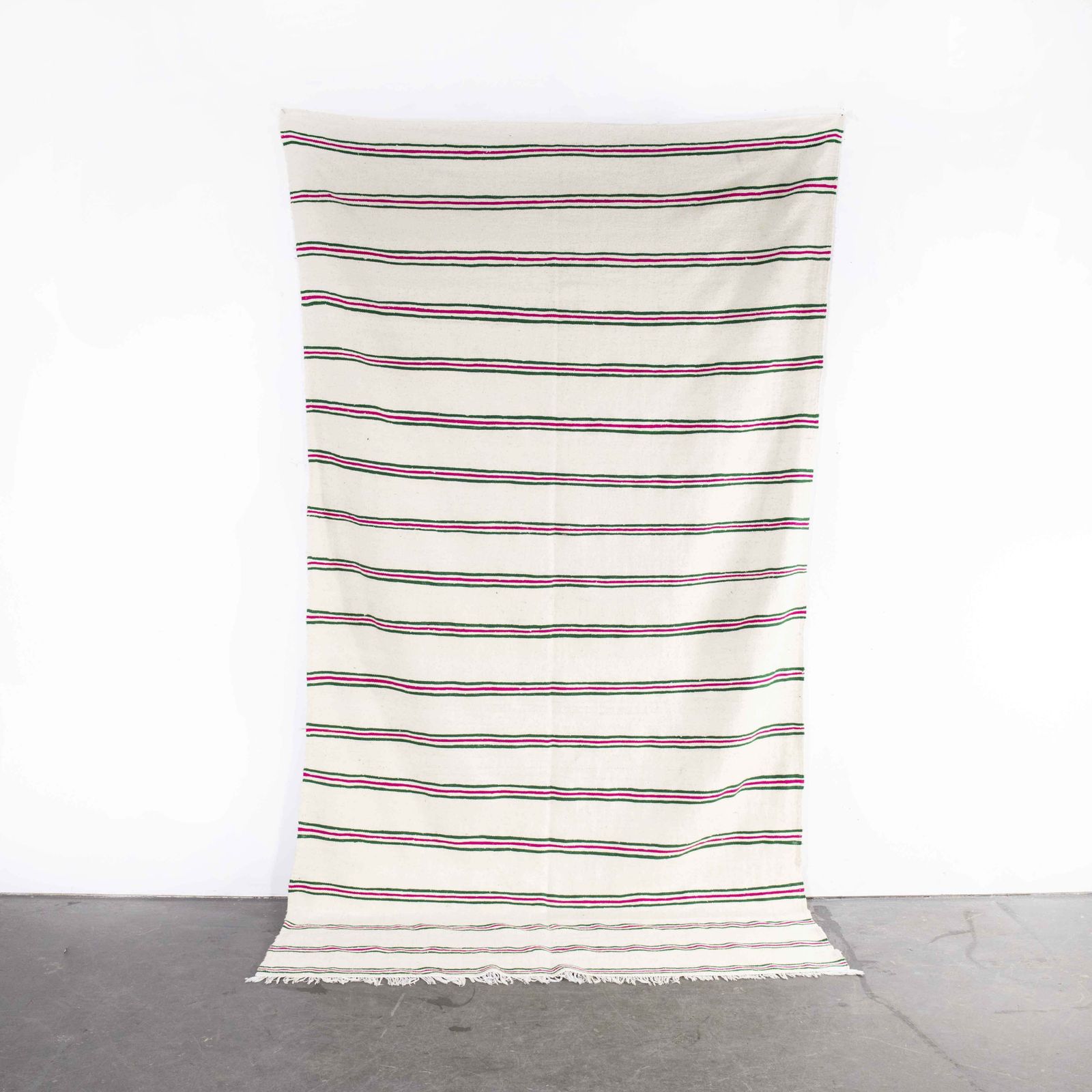 Vintage Berber Regular Stripe Hanbel Rug