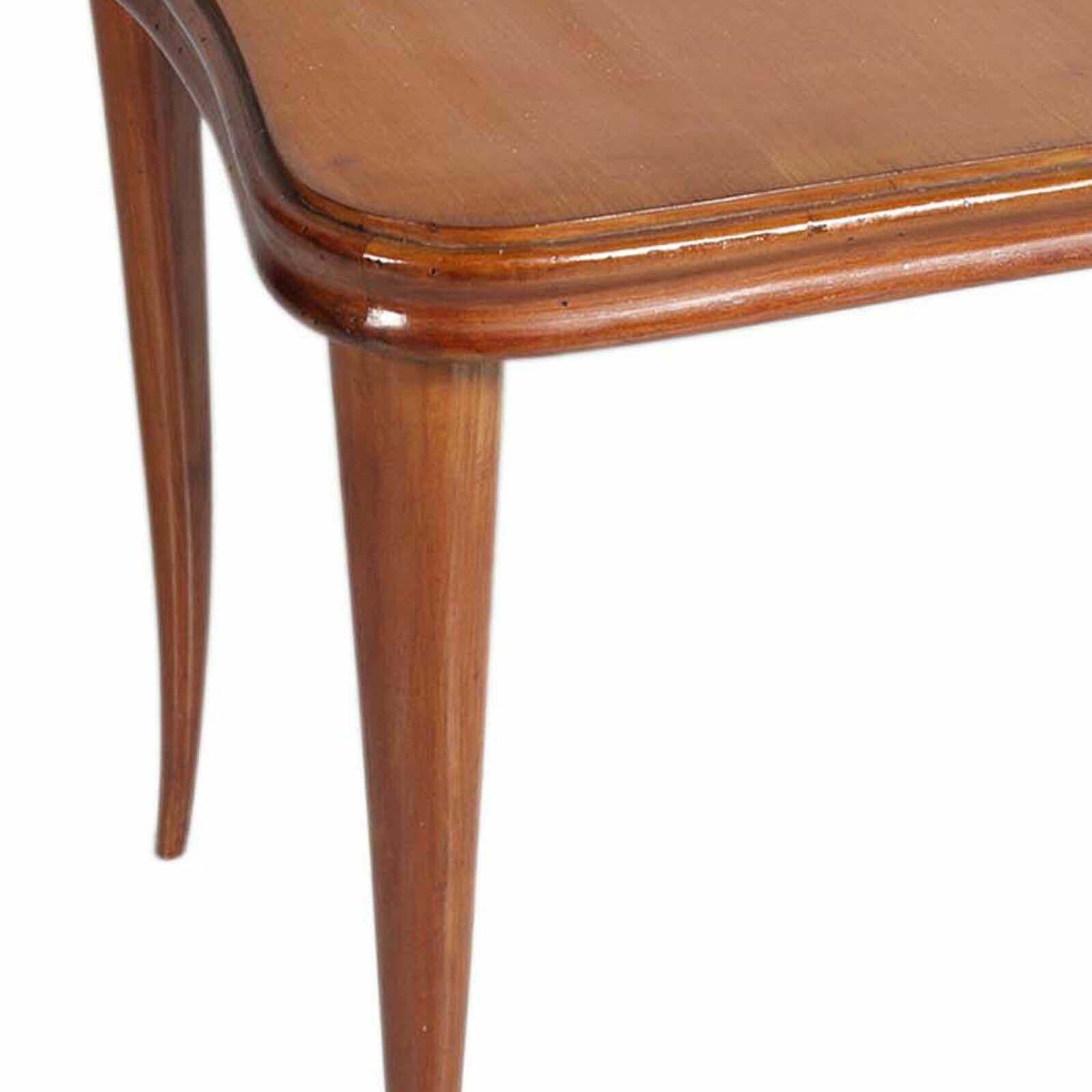1950s Coffee Table By Paolo Buffa For Brugnoli Mobili Cantù , Beech And Rosewood photo for sale