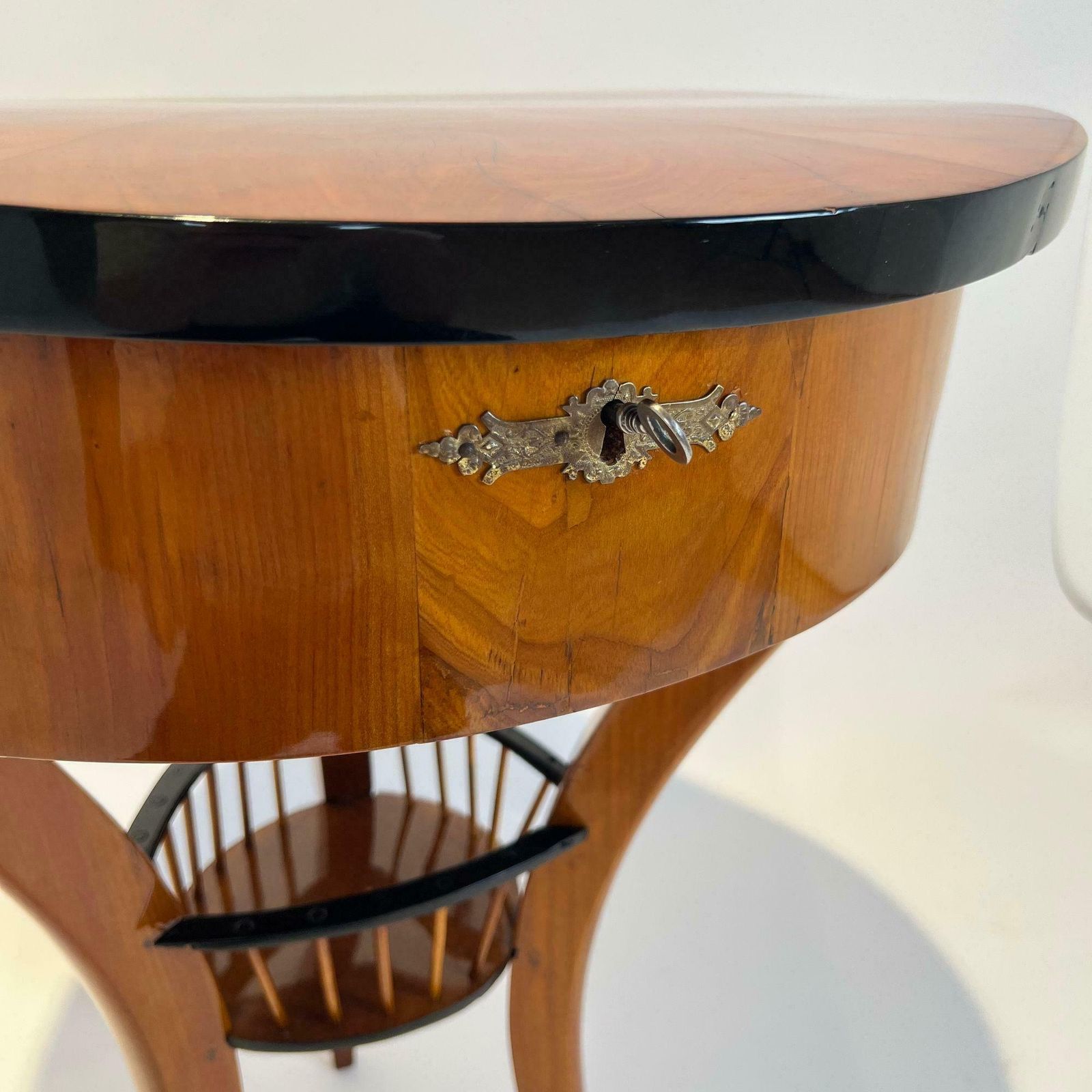 Biedermeier Sewing Table, Cherry Wood, South Germany Circa 1820 photo 1746.48