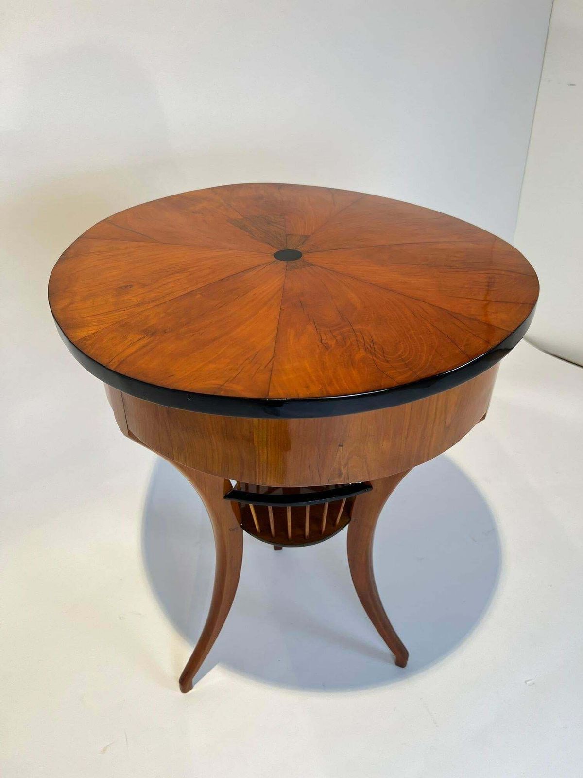 photo furniture Biedermeier Sewing Table, Cherry Wood, South Germany Circa 1820