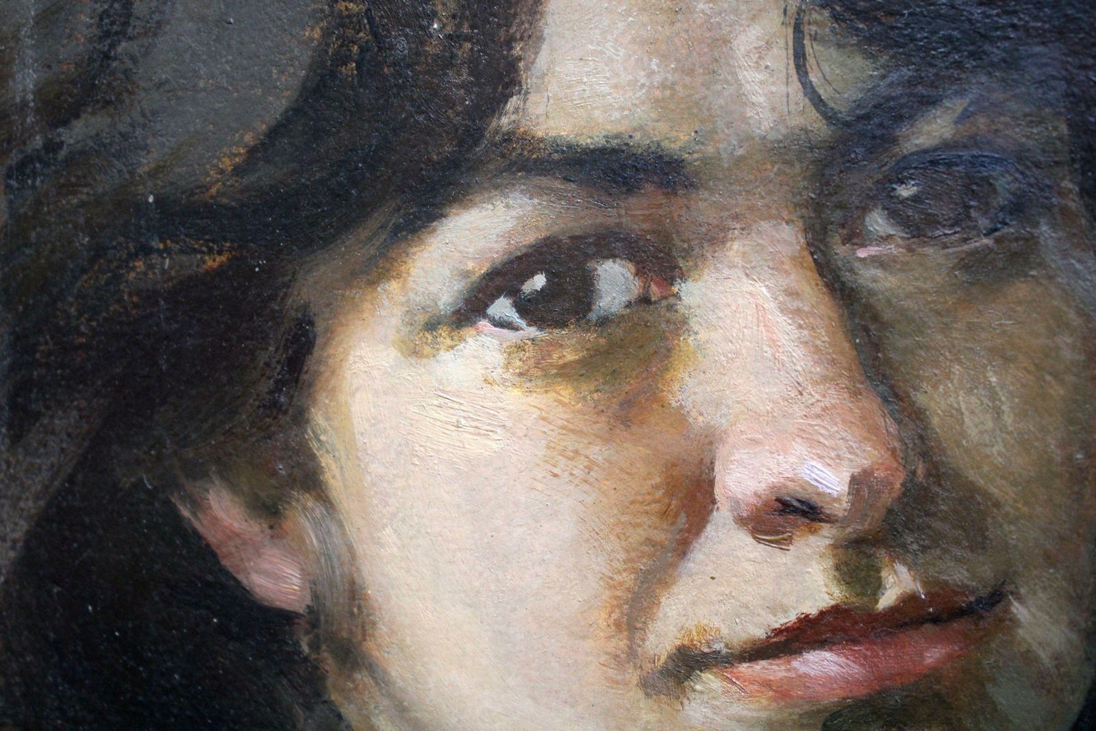 Alfejs Bromultsmara's Portrait. 1986, Oil On Cardboard, 35x30 Cm1986 photo 732.0