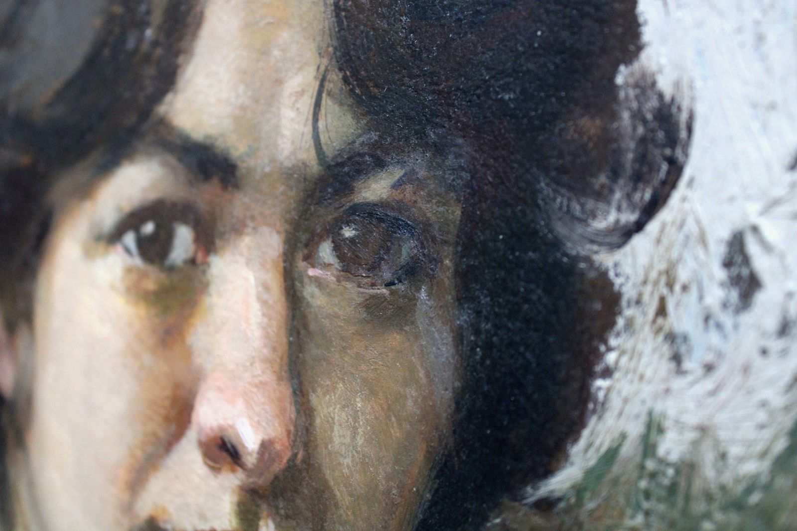 photo furniture Alfejs Bromultsmara's Portrait. 1986, Oil On Cardboard, 35x30 Cm1986