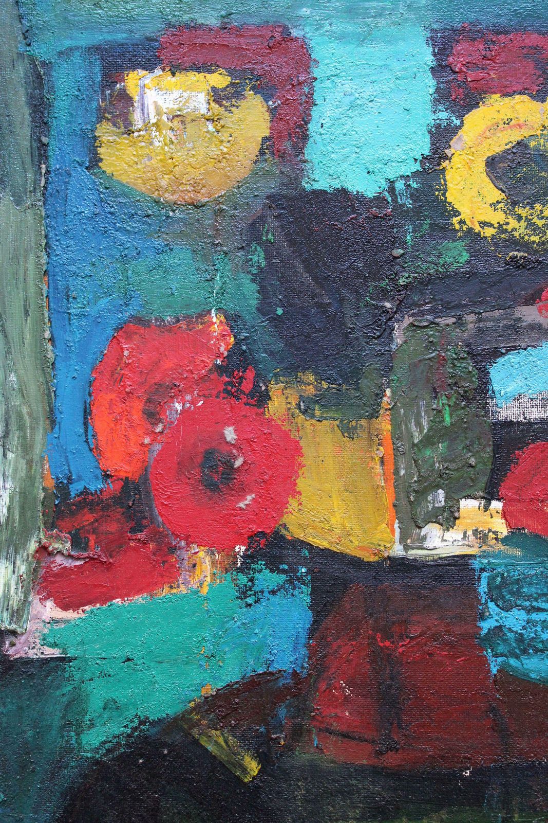 Aleksandr Rodin (1922 2001)composition With Flowers #2. Oil On Panel, 85 X 74.5 Cm photo for sale