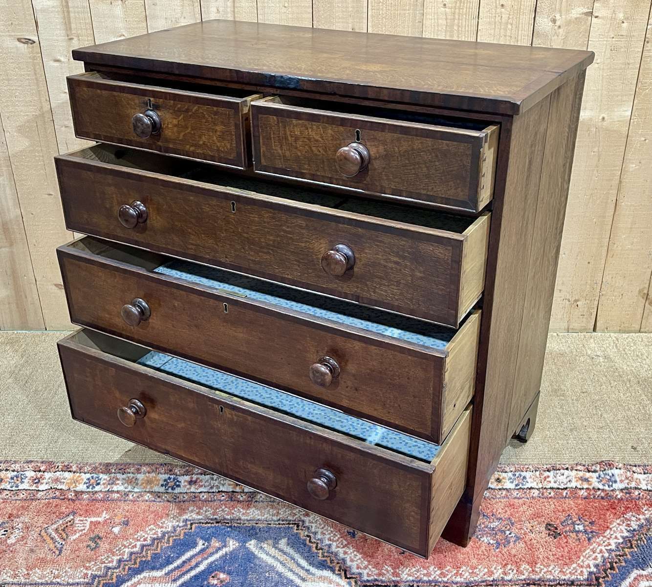 19th Century English Chest Of Drawers In Oak photo buy