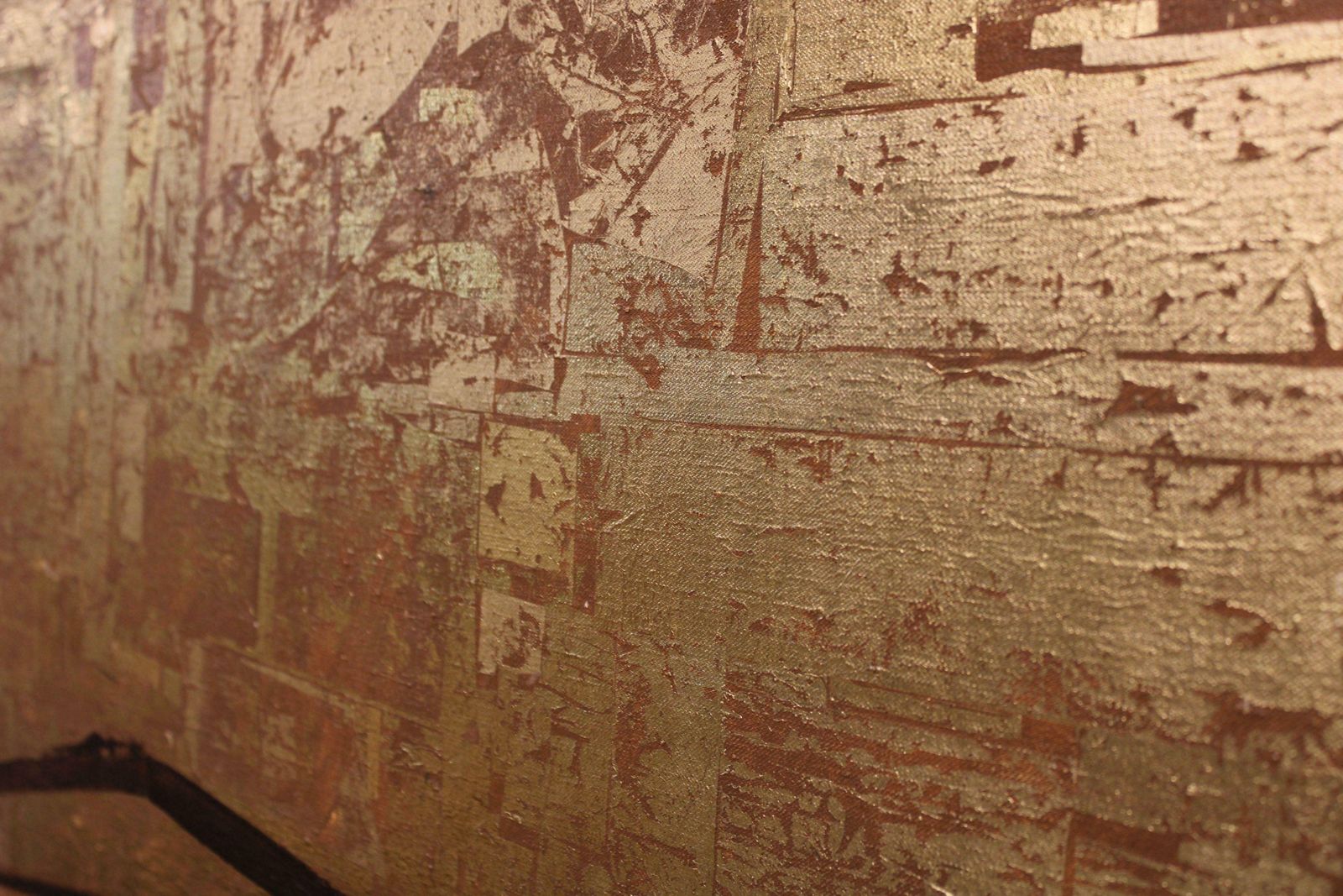 photo for sale Victor Karnauh In The Lightness Of Gold. Oil On Canvas, 150 X 180 Cm