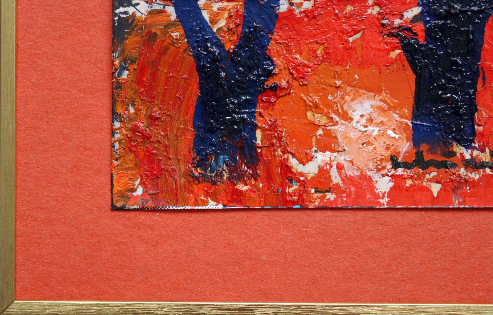 Laimdots Murniekssunrise. Cardboard, Oil, 11x16 Cm photo vinterior