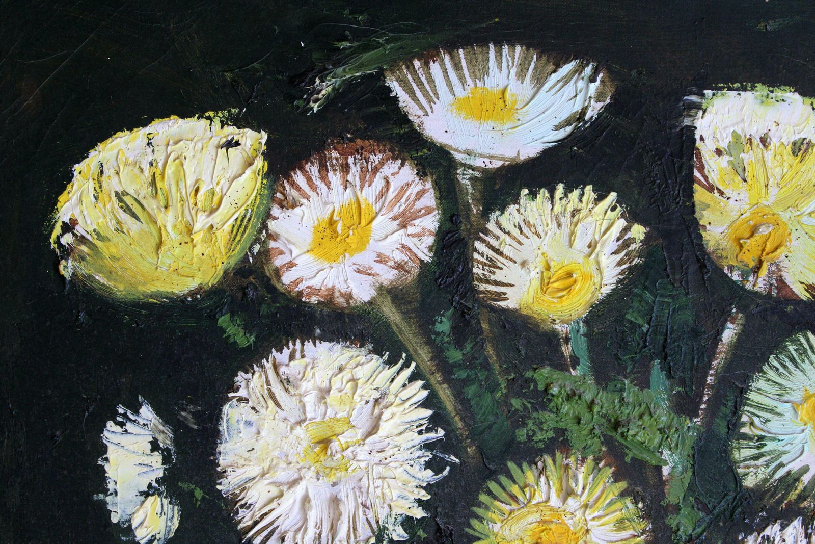 Laimdots Murnieksflowers In A Vase. Oil On Canvas, 66x49 Cm photo furniture