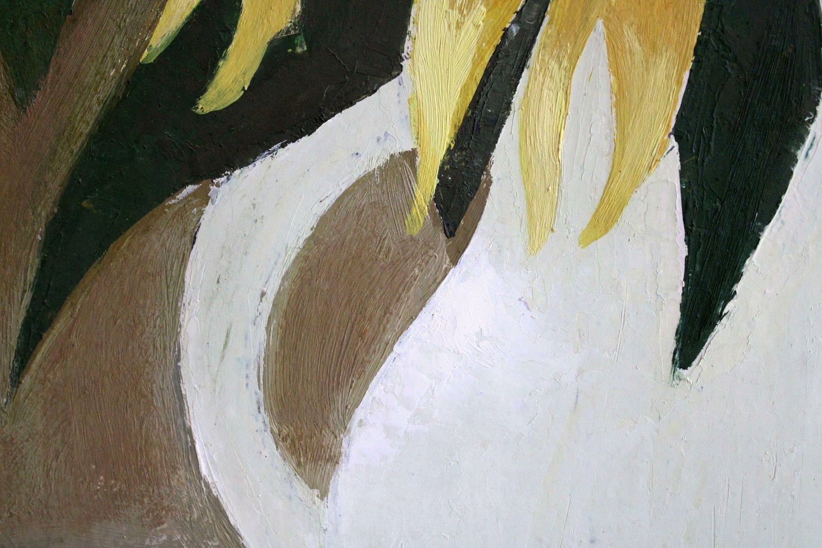 Laimdots Murniekssunflowers. Cardboard, Oil, 87x77 Cm photo 2331.0