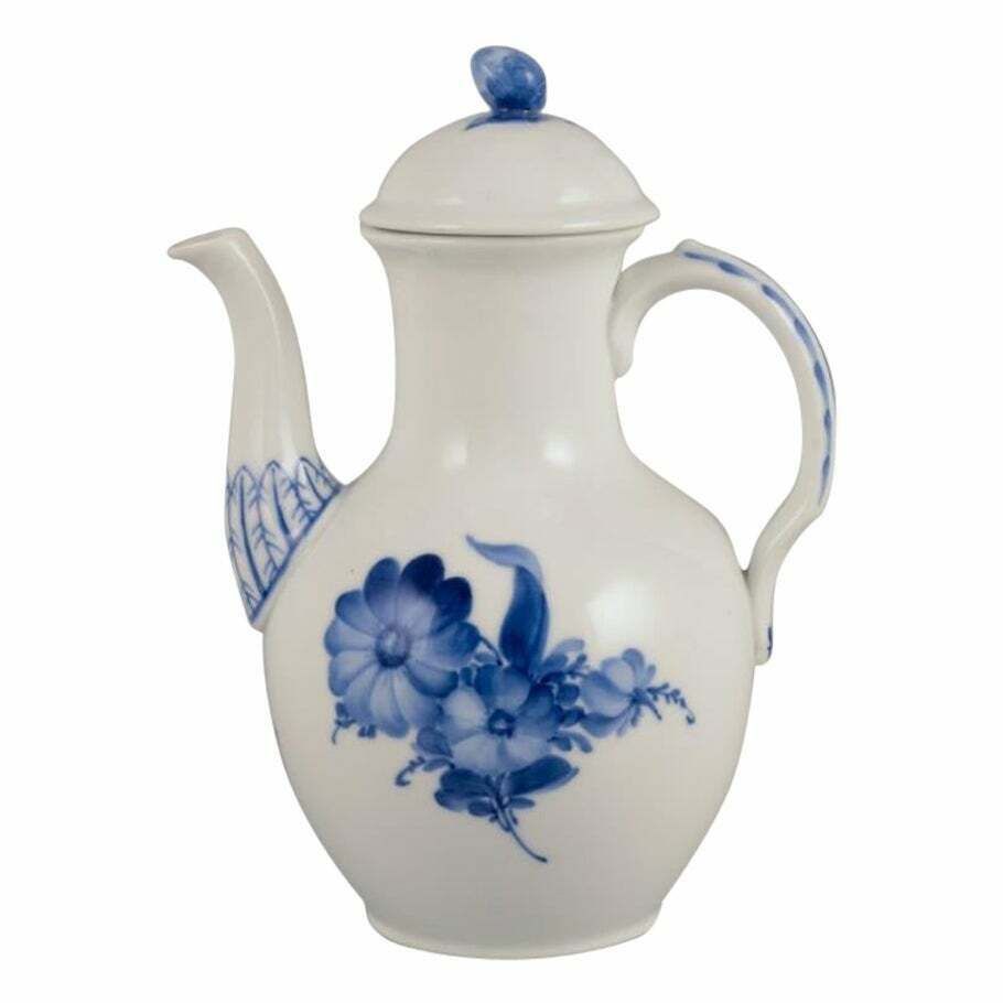 Royal Copenhagen Blue Fluted Full Lace, Coffee Pot. Approx. 1930s