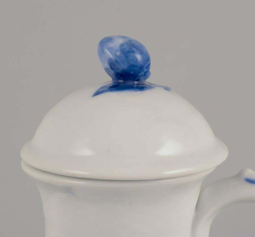 Royal Copenhagen Blue Fluted Full Lace, Coffee Pot. Approx. 1930s photo for sale