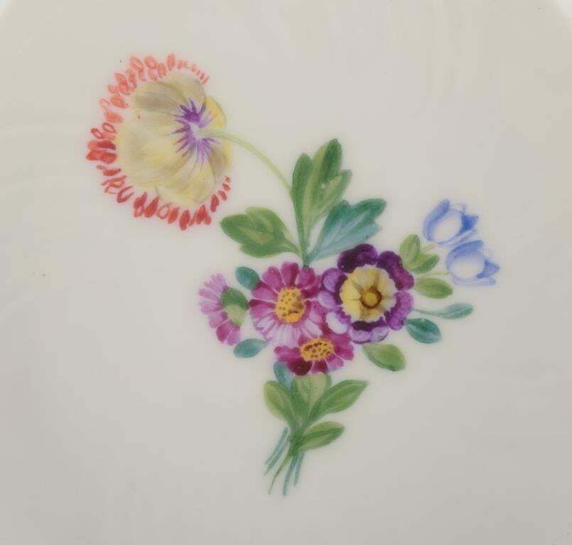 Royal Copenhagen Saxon Flower. Two Porcelain Compotes With Floral Motifs. photo buy