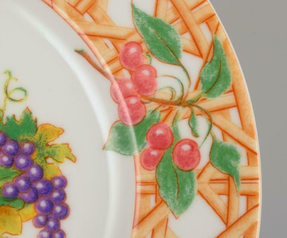 Christian Dior, Paris. Two Tutti Fiori, Tutti Frutti Porcelain Plates. photo 314.0