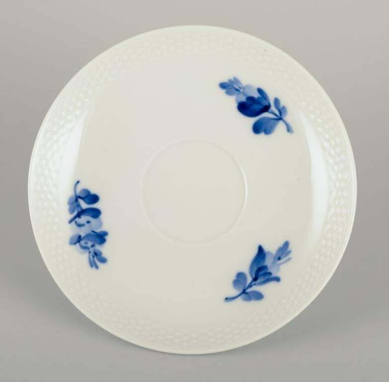 Royal Copenhagen Blue Flower Braided. Set Of Six Pairs Of Bouillon Cups. photo 377.0