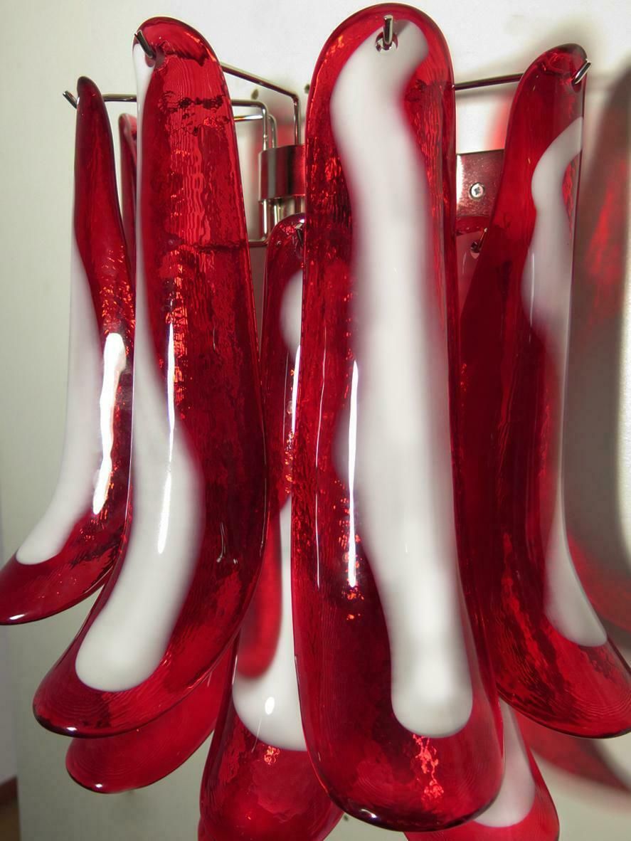 photo furniture Pair Of Italian Petal Murano Sconces