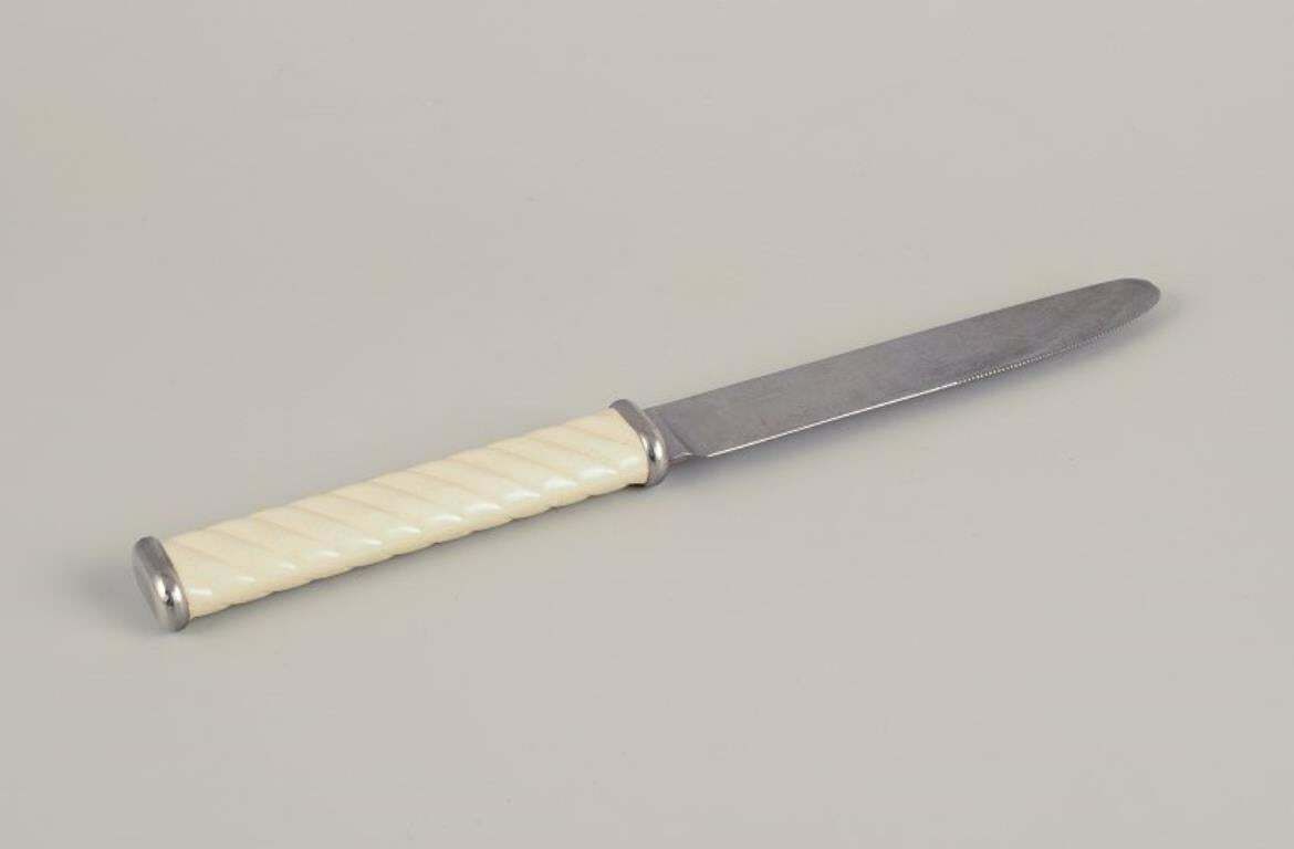 Signe Persson Melin For Nilsjohan / Gense. A Complete "Zig Zag" Dinner Set photo for sale