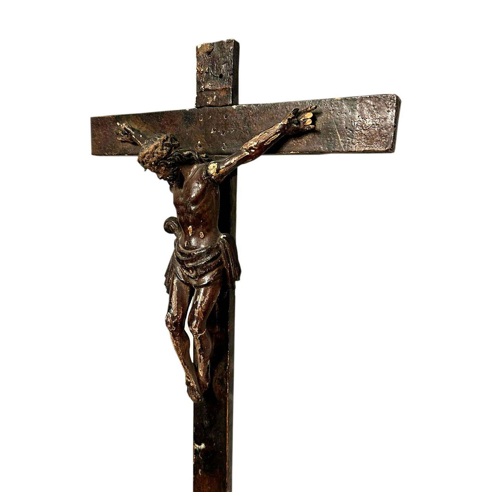 Hand Crafted Boxwood Calvary Sculpture. Spain, 17th Century. photo furniture