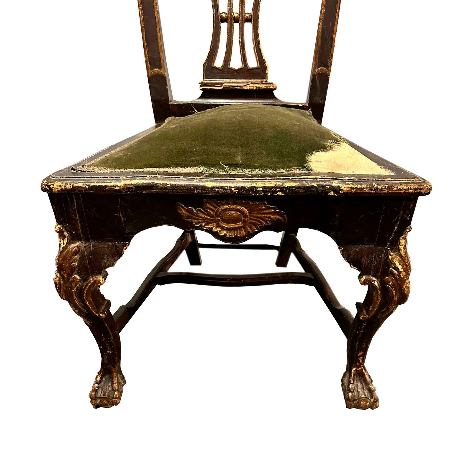 "Don Jose" Style Polychromed Chair, Portugal, 18th Century. photo vinterior
