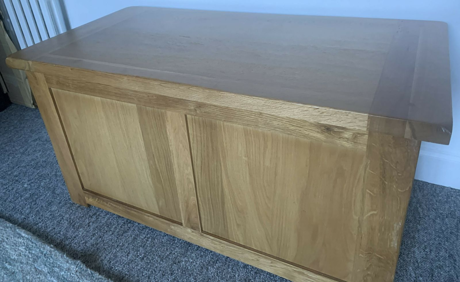 Oak Furniture Land Rustic Oak Storage. Paid £369.99 photo 140.0