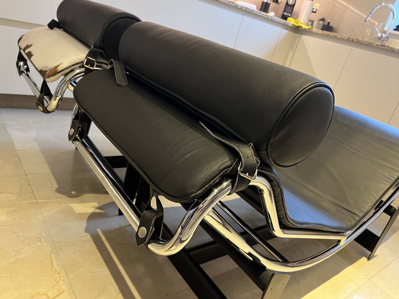 1920's Art Deco, Corbusier Style Chaise Longue Or Recliner Sofa photo for sale