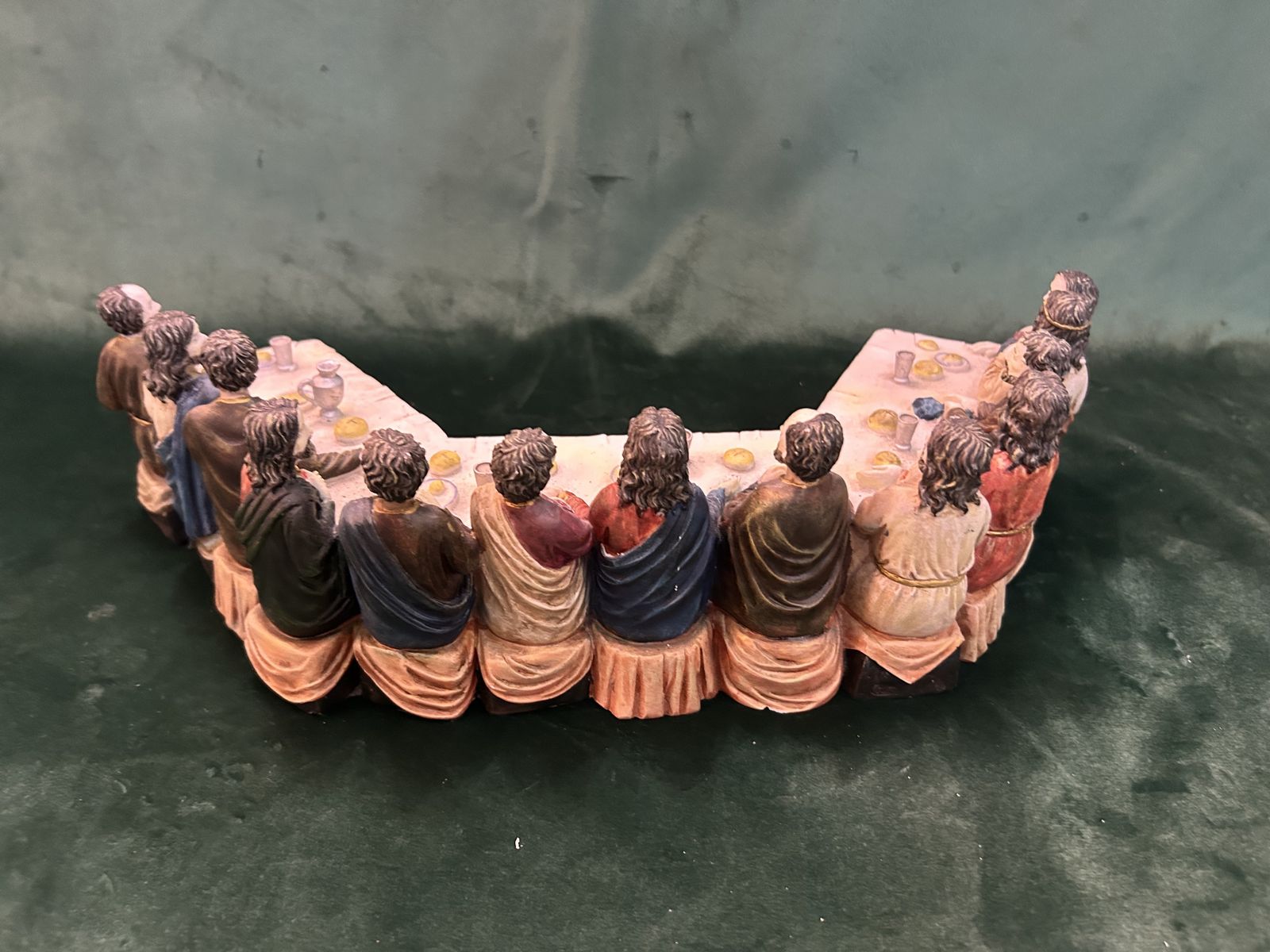 The Last Supper Of Jesus And The Apostles Sculpture photo for sale
