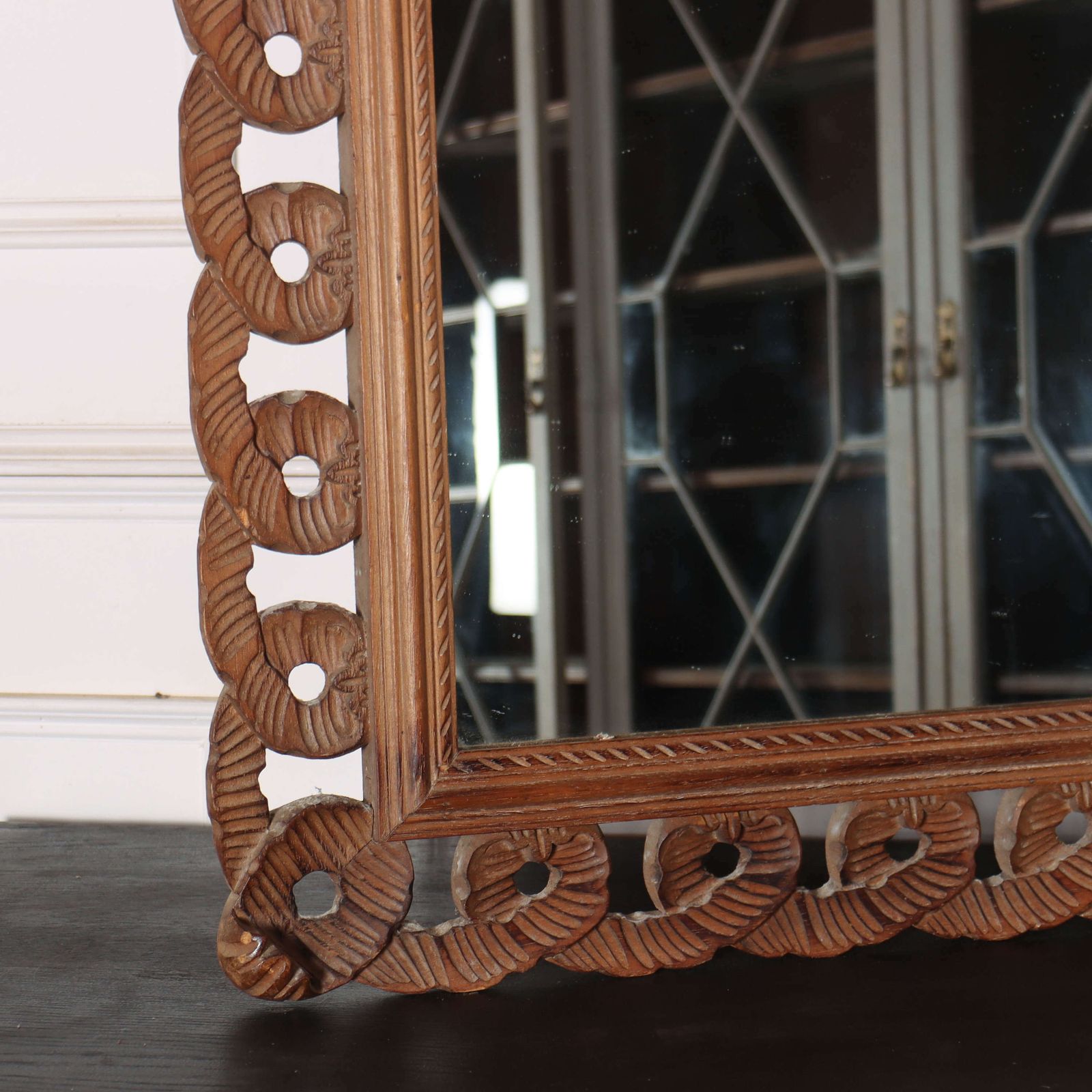 Spanish Carved Pine Mirror, 1920s photo 1074.0