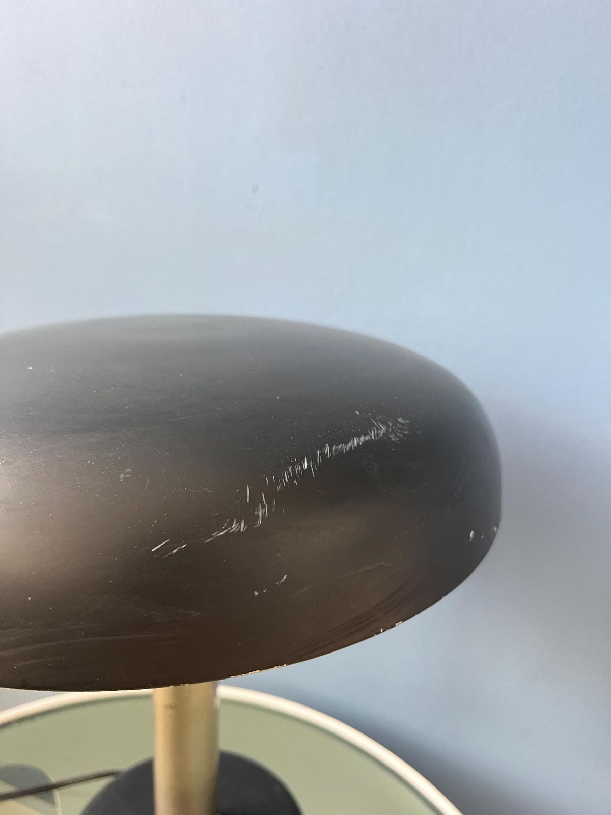 Zwarte Bauhaus Bureaulamp Uit De Jaren 1930 photo vintage