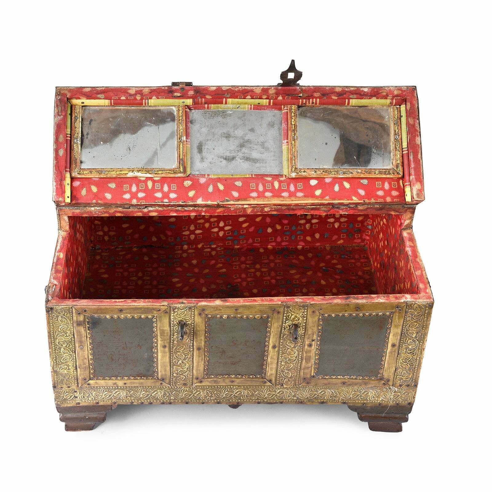 Antique Indian Marwari Trousseau Box, 19th Century photo 875.0