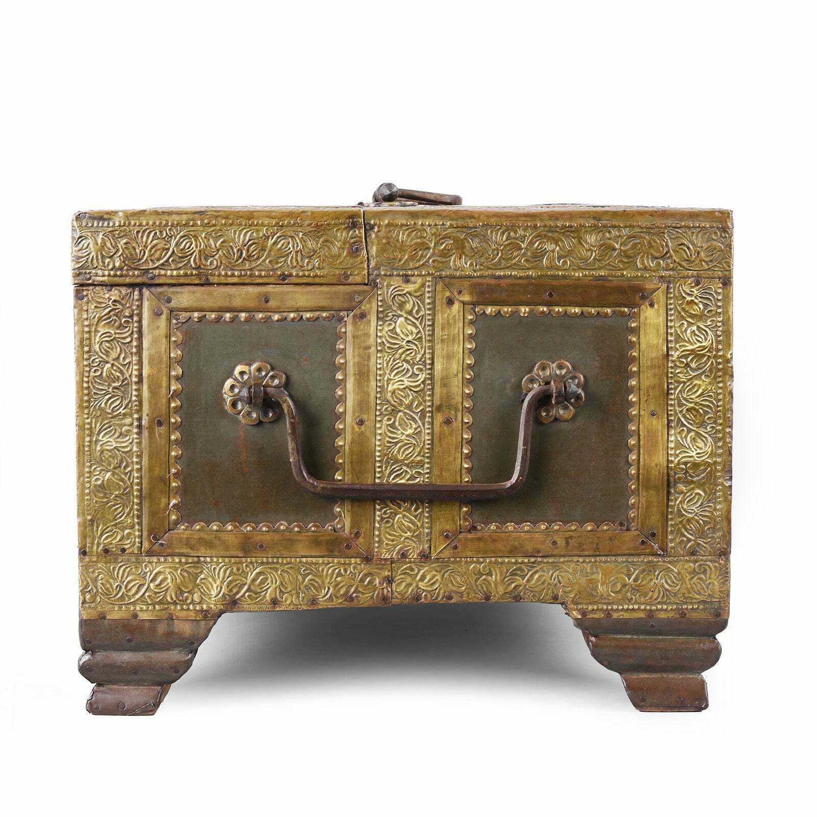 Antique Indian Marwari Trousseau Box, 19th Century photo buy