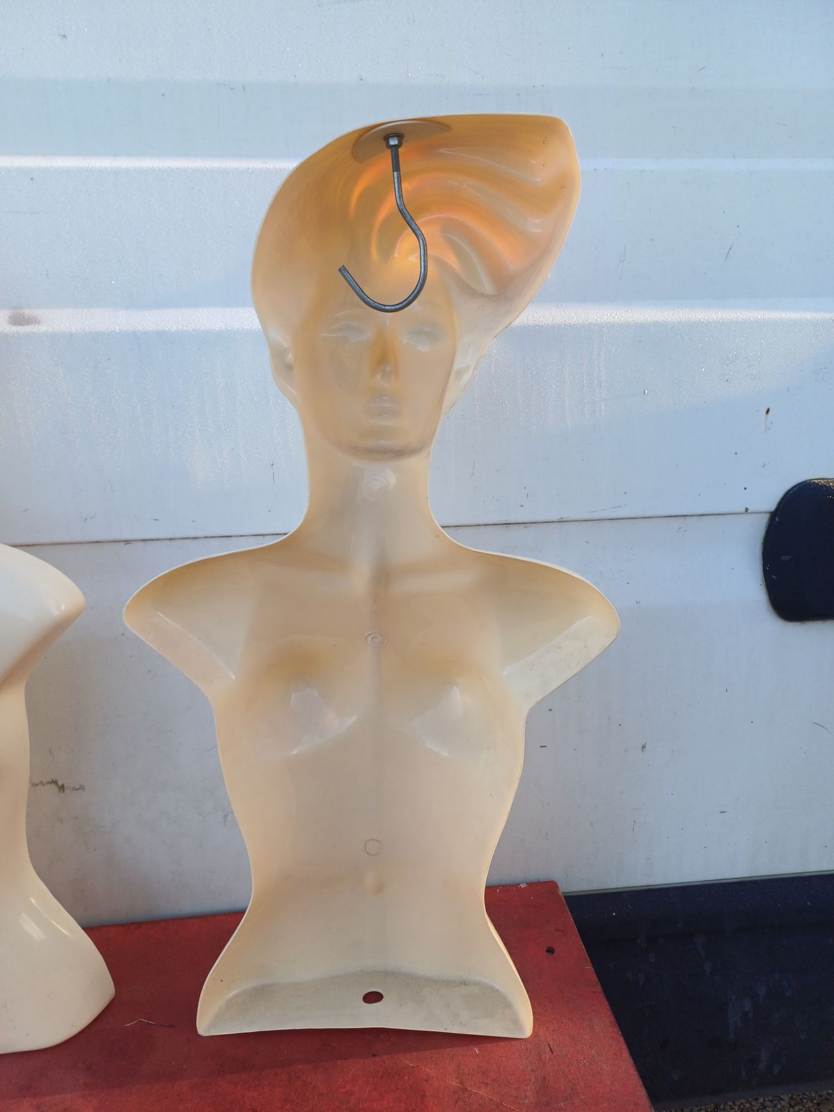 Pair Of Vintage Plastic Mannequins: Farmino photo Home Decor