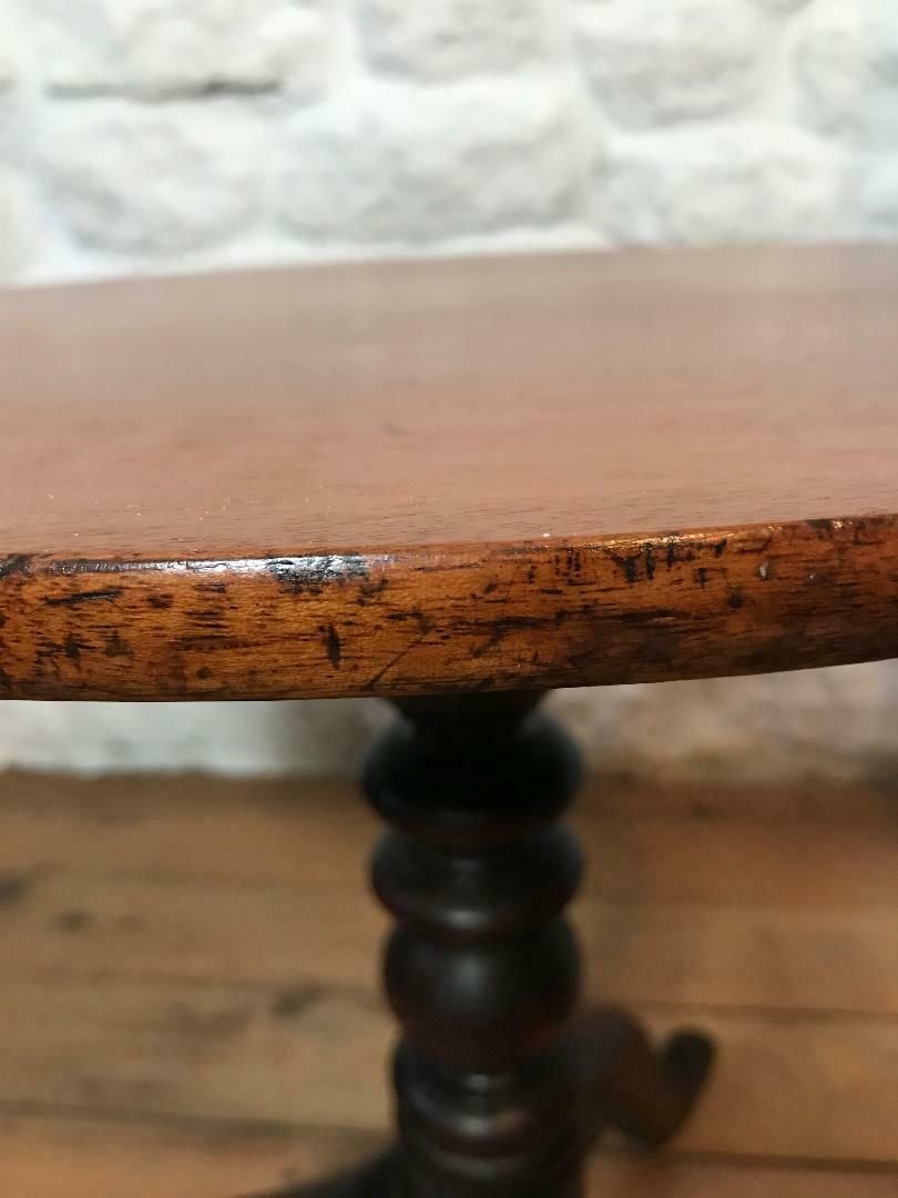 Mid Victorian Hand Made Tilting Side Table photo for sale