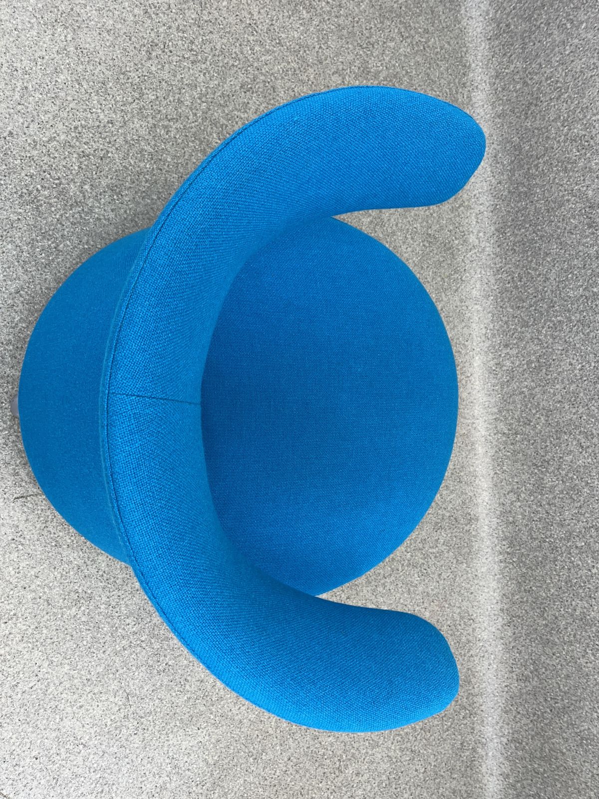 Cassina Biki Swivel Armchair Blue By Toshiyuki Kita photo Furniture