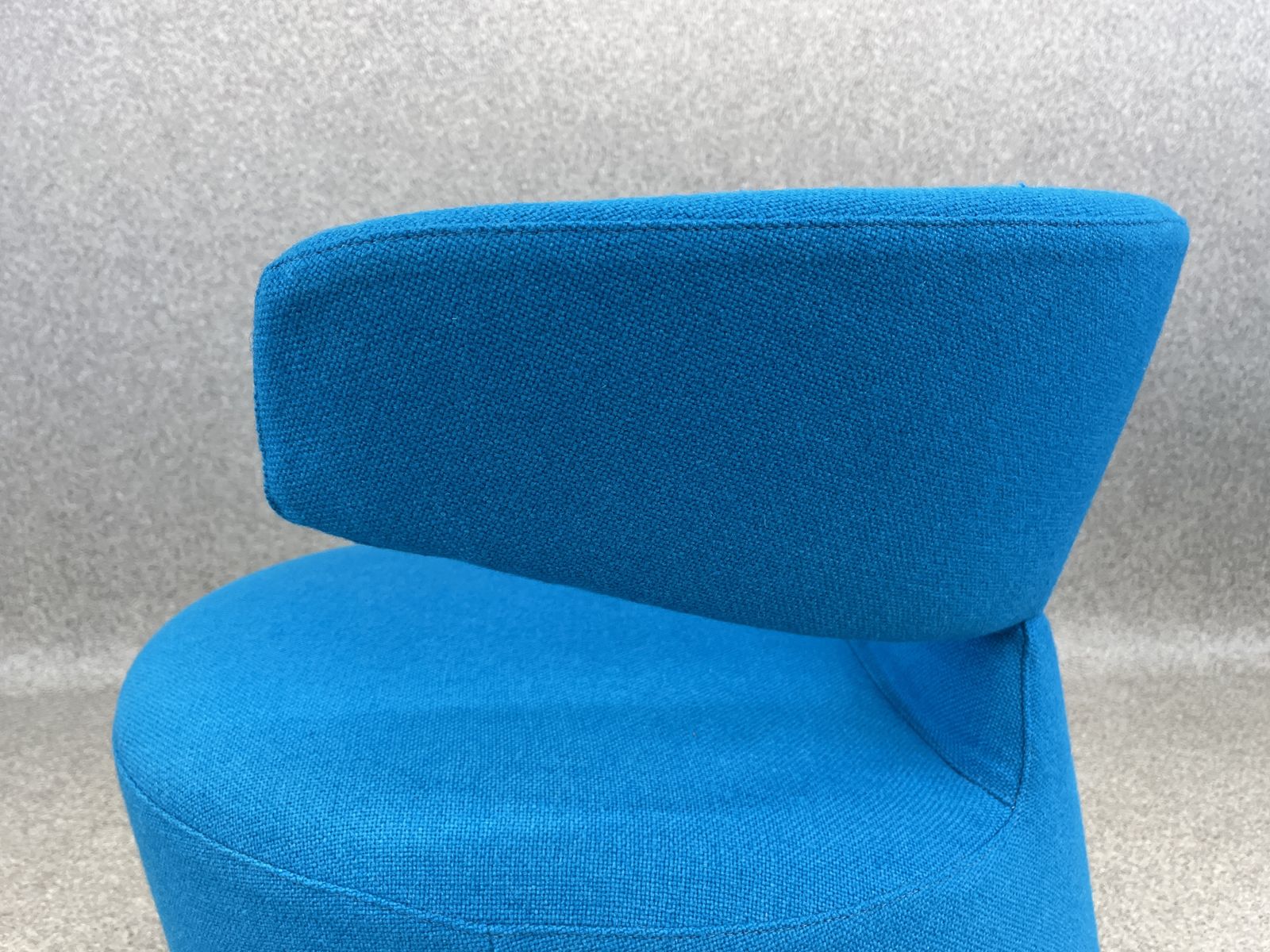 Cassina Biki Swivel Armchair Blue By Toshiyuki Kita photo vinterior