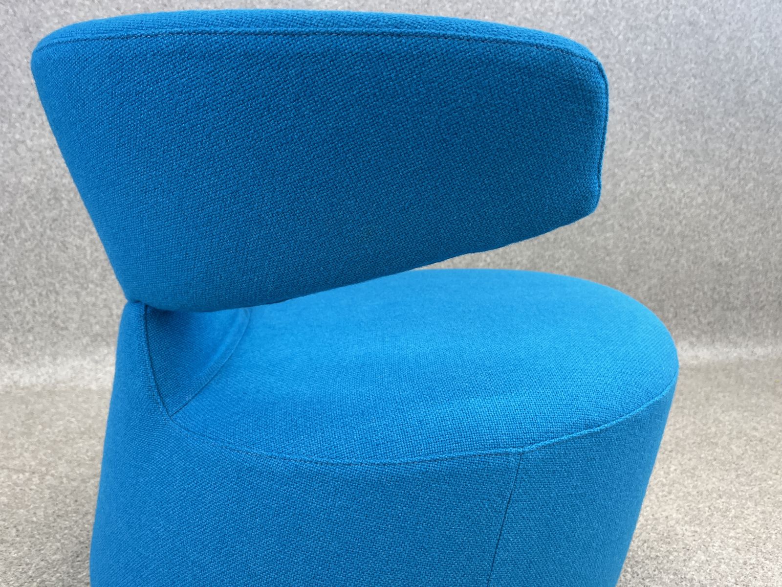 Cassina Biki Swivel Armchair Blue By Toshiyuki Kita photo buy