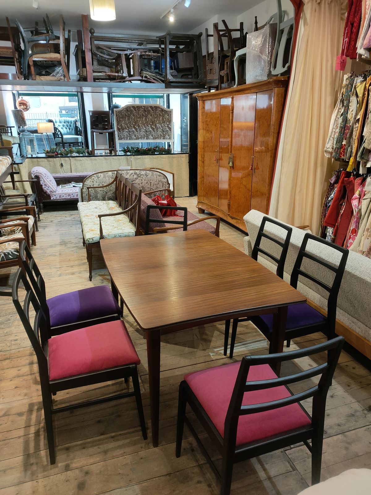 photo for sale A Large Mid 20th Century Extending Dining Table Designed By Richard Hornby For Fyne Ladye