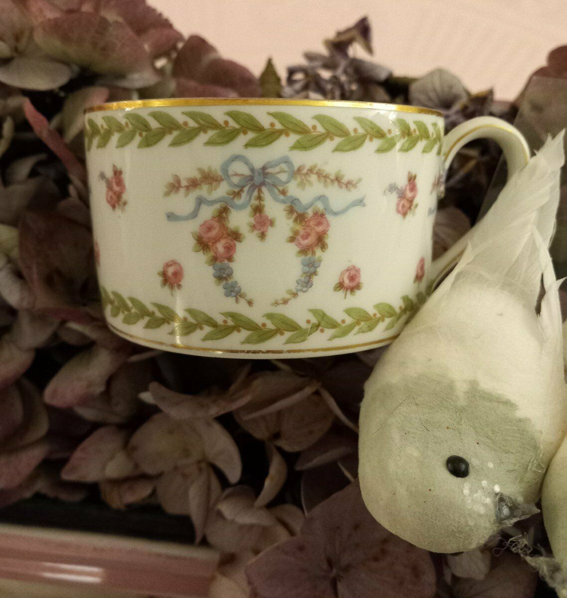 Louis XVI Style Tea Service In Limoges Porcelain photo furniture