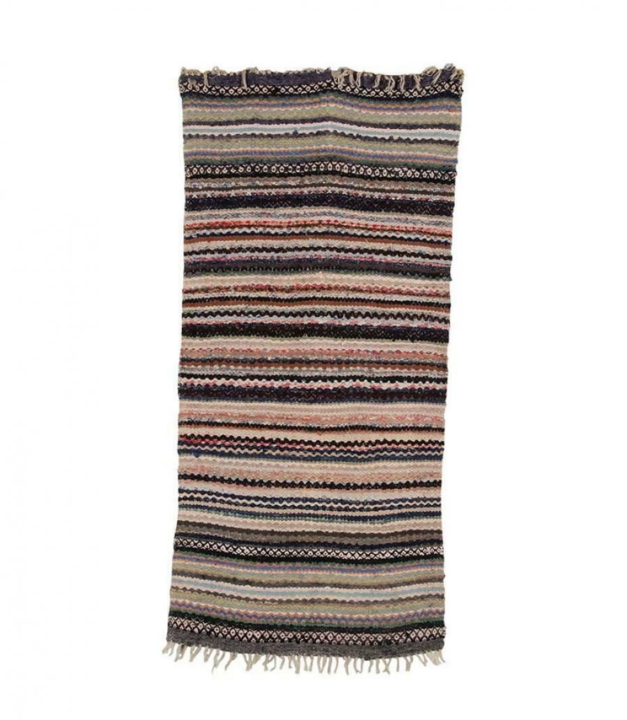 20th Century Swedish Traditional Cotton Rag Rug