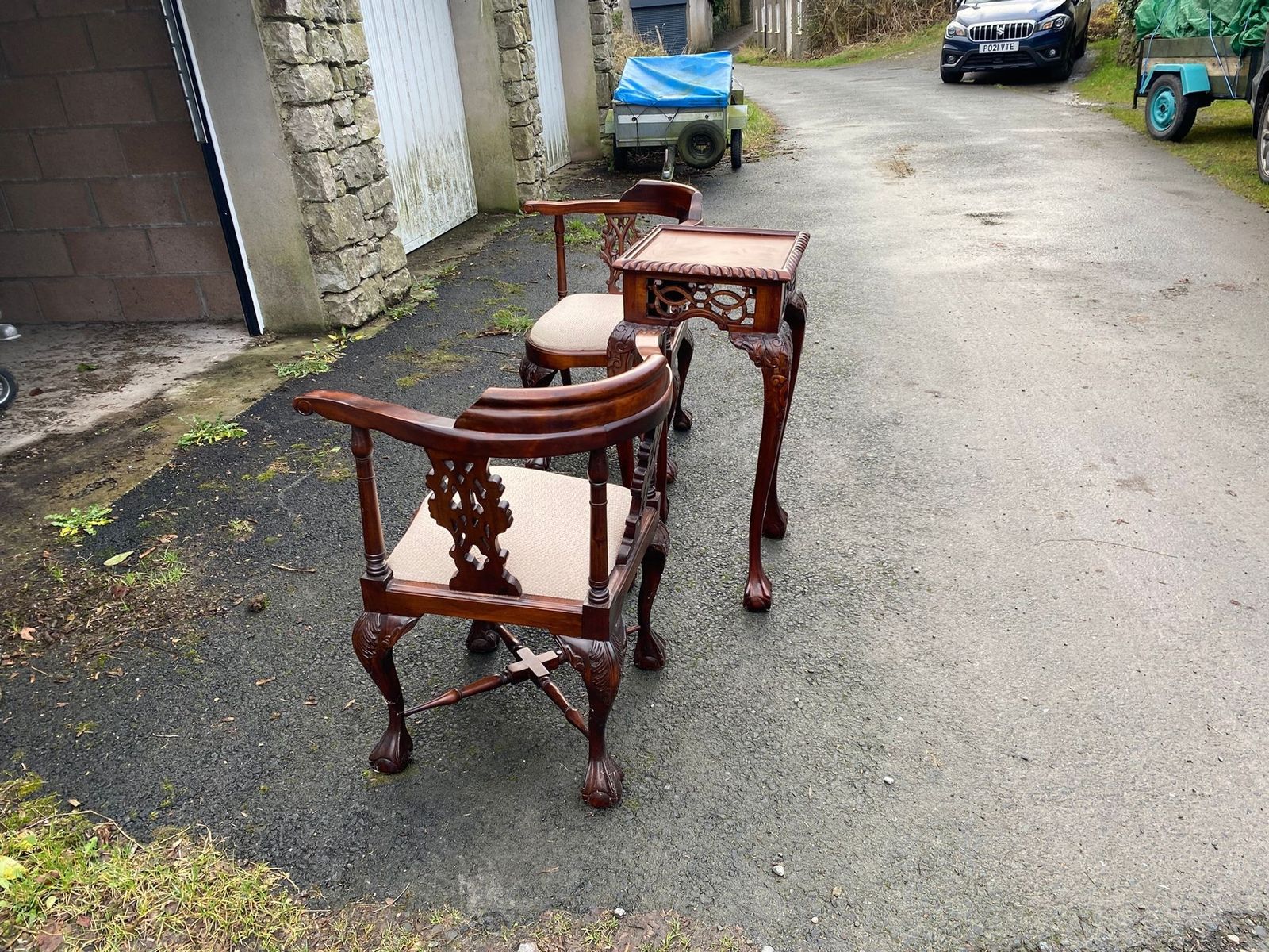 Chippendale Seats And High Table Set 18th/Early 19th Century photo for sale