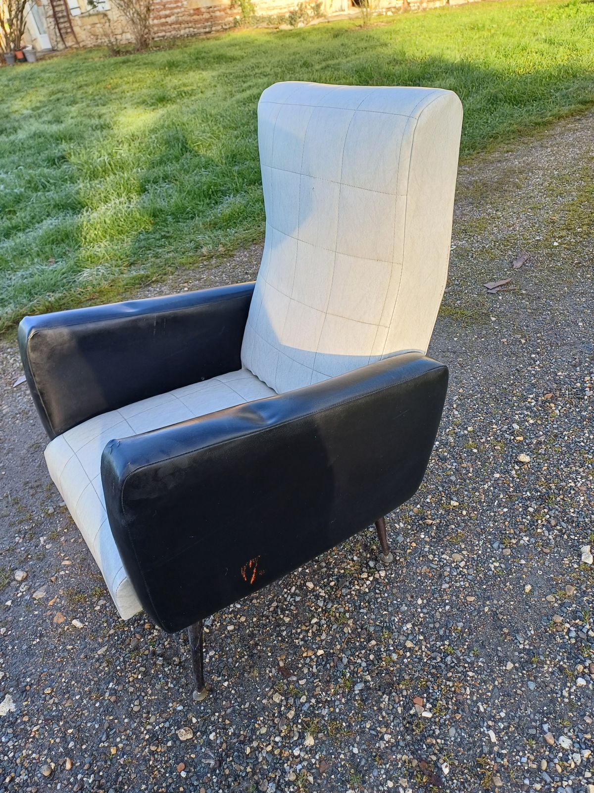 Vintage Rockabilly Armchair, 1970s photo vinterior