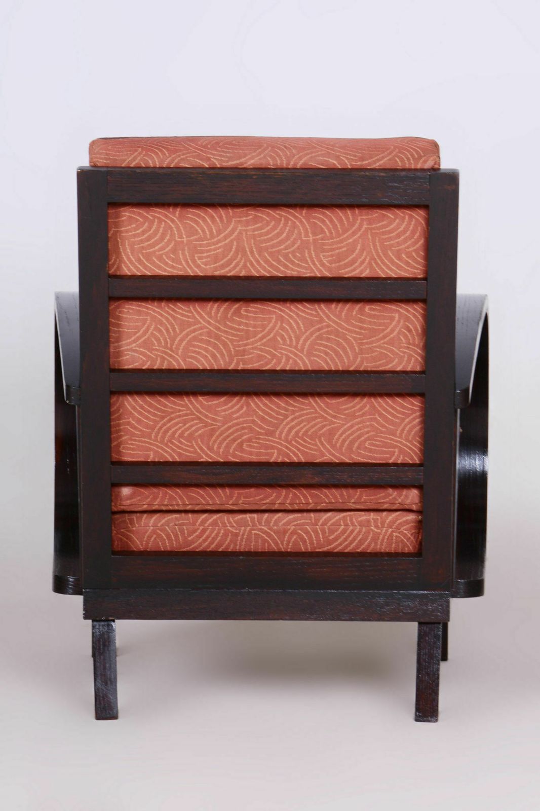 Restored Art Deco Armchair, By Jindrich Halabala, Up Zavody, Czech, 1930s photo vintage