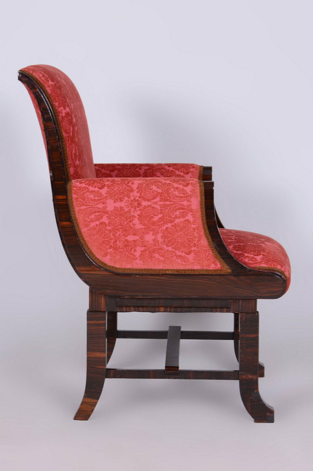 Restored Art Deco Armchair, By Pavel Janák, By Pud, Oak, Czech, 1910s photo Furniture
