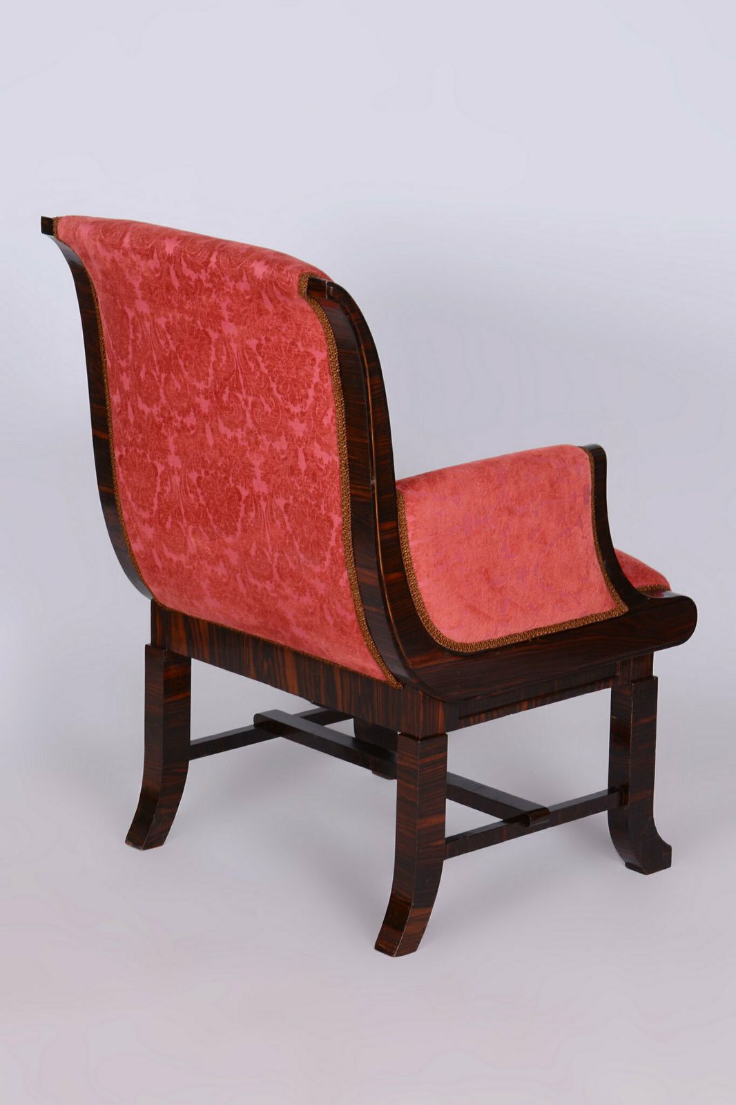 Restored Art Deco Armchair, By Pavel Janák, By Pud, Oak, Czech, 1910s photo buy